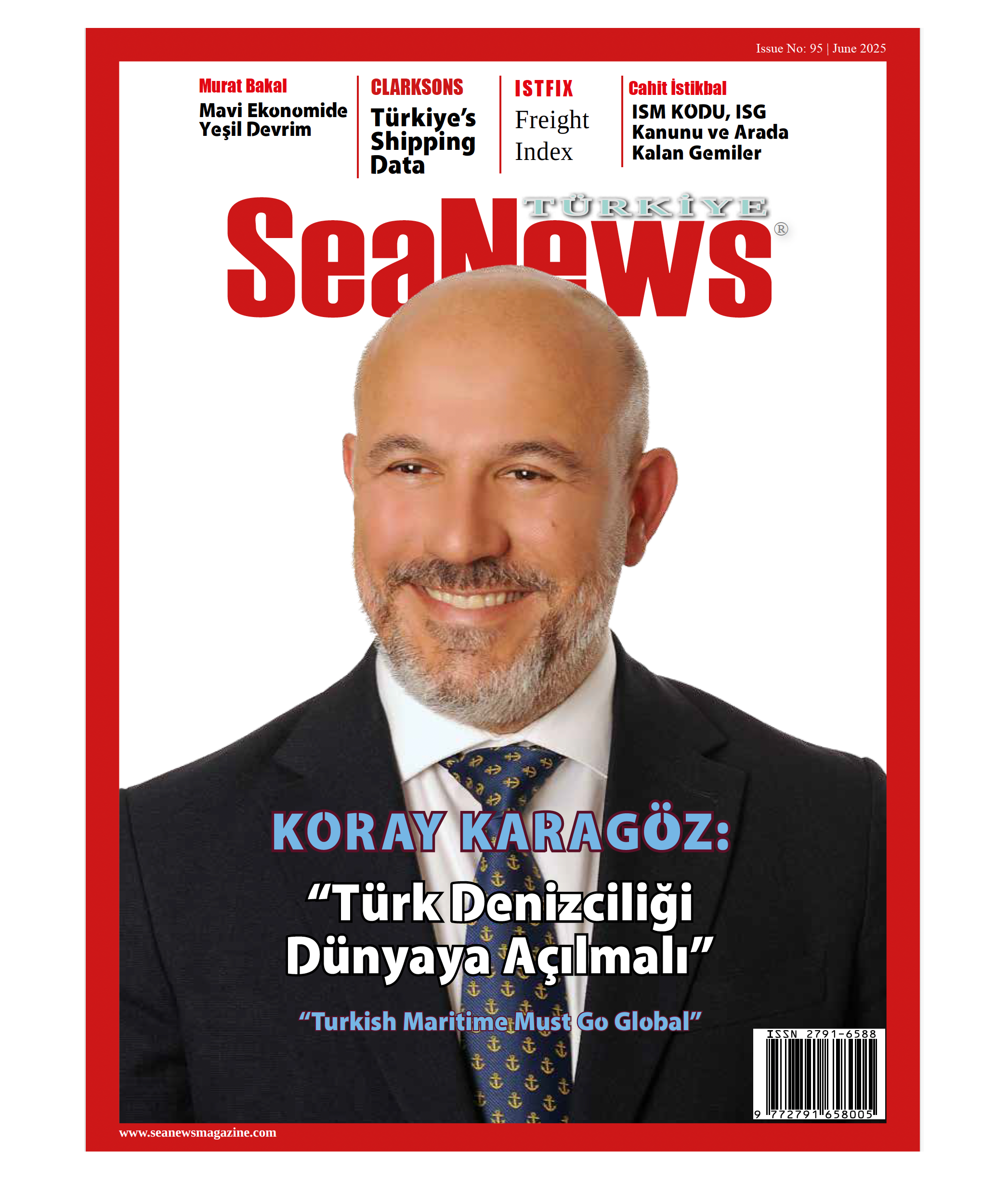 SEANEWS SAYI 95 KAPAK KORAY KARAGÖZ